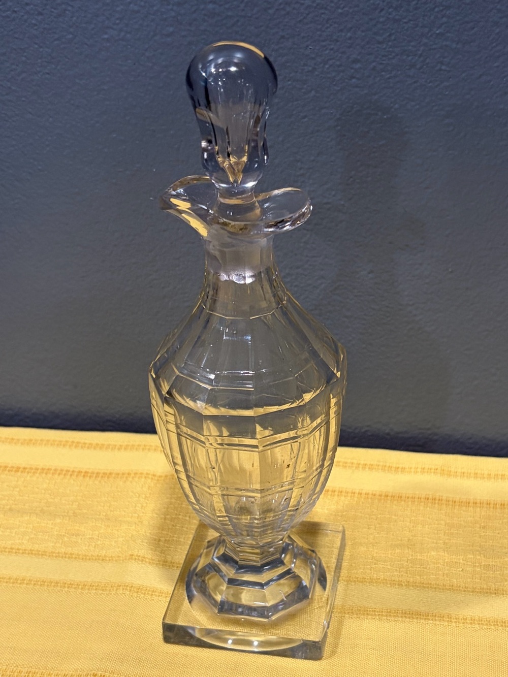 Antique Baccarat Crystal Jonzac Decanter Pre-1936